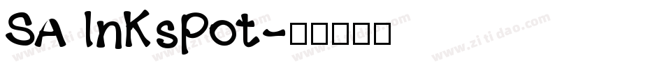 SA Inkspot字体转换